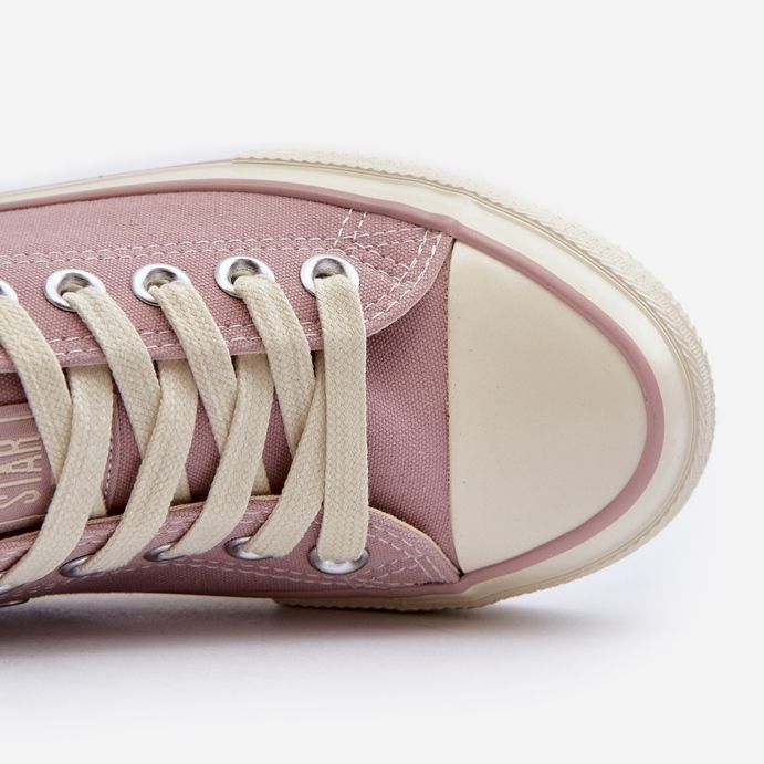 Låga sneakers för kvinnor Big Star NN274270 Rosa 1