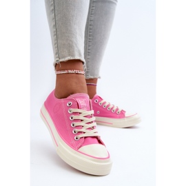 Låga sneakers för kvinnor Big Star NN274271 Rosa 8