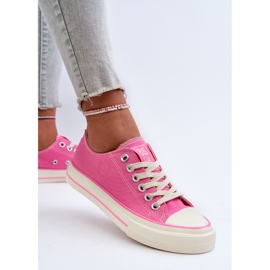 Låga sneakers för kvinnor Big Star NN274271 Rosa 10