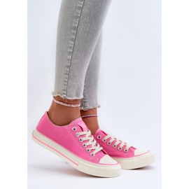 Låga sneakers för kvinnor Big Star NN274271 Rosa 7