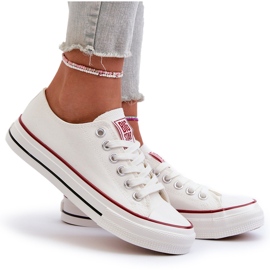 Låga sneakers för kvinnor Big Star NN274274 Vit 13