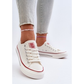 Låga sneakers för kvinnor Big Star NN274274 Vit 7