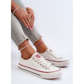 Låga sneakers för kvinnor Big Star NN274274 Vit 2