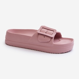 Kvinnors flip-flops på plattformen med ett spänne Big Star NN274A663 Rosa 1