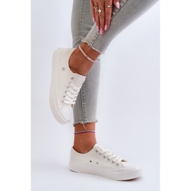 Klassiska damsneakers Big Star NN274285 Vit 16