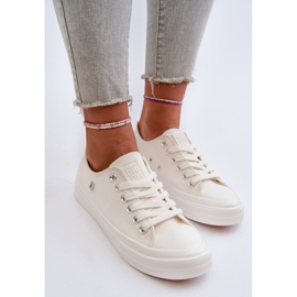 Klassiska damsneakers Big Star NN274285 Vit 18