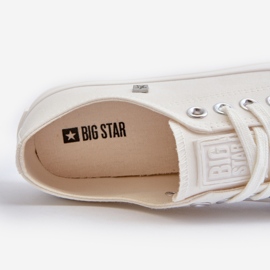 Klassiska damsneakers Big Star NN274285 Vit 4