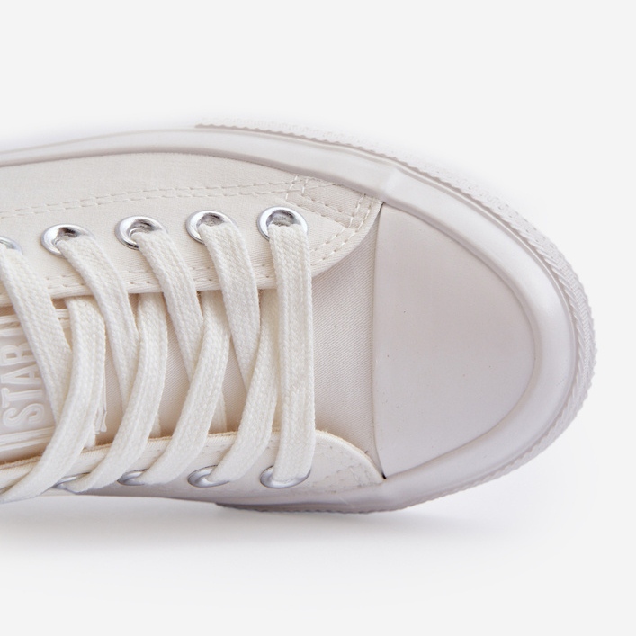 Klassiska damsneakers Big Star NN274285 Vit 1