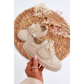 Barnsneakers HI-POLY System Big Star NN374017 Beige 3