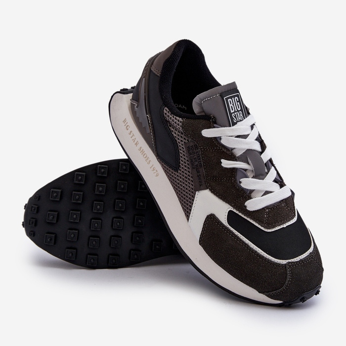 Memory Foam System för män Big Star Sports Sneakers NN174347 Svart 2