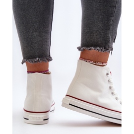 Höga sneakers för kvinnor Big Star NN274276 Vit 9