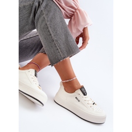 Platformsneakers dam Big Star NN274254 Vit 2