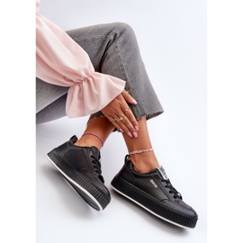 Platform Sneakers dam Big Star NN274255 Svart 2