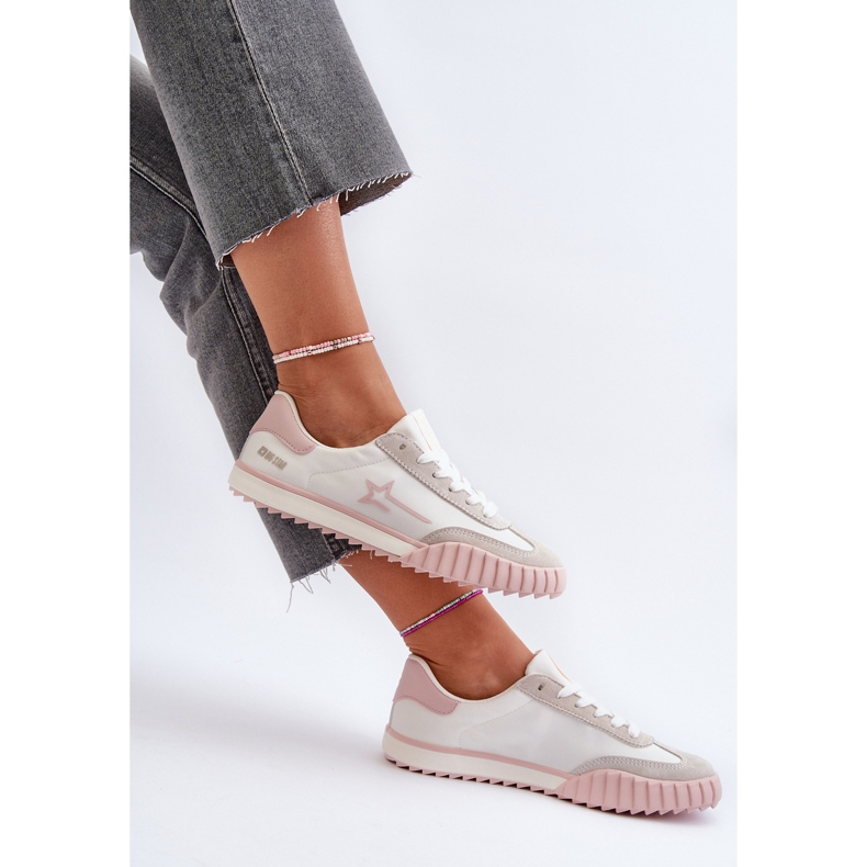 Låga sneakers för kvinnor Big Star NN274868 Rosa 1