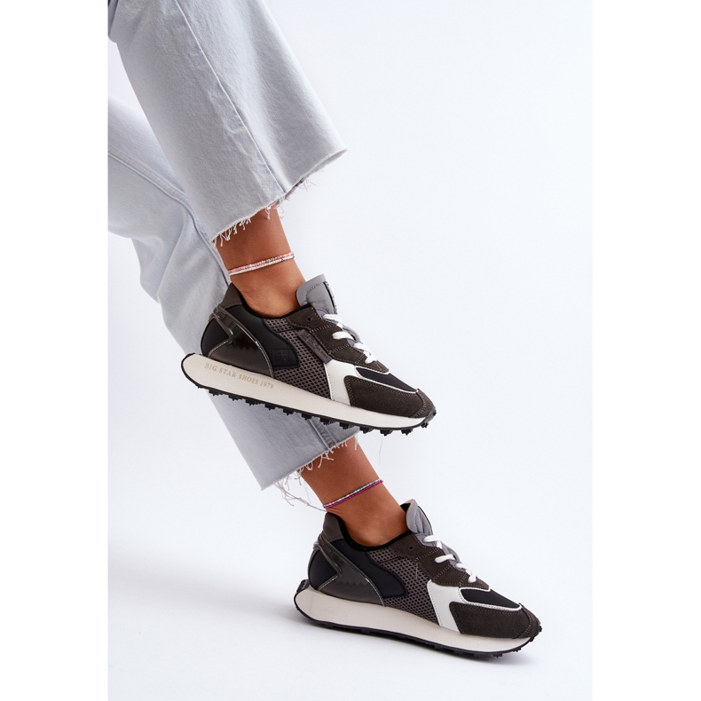 Sneakers för kvinnor på Memory Foam System Big Star Platform NN274683 Svart 1