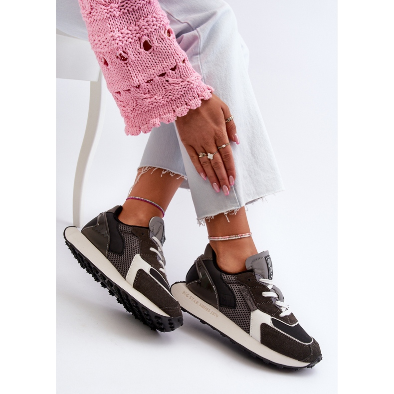 Sneakers för kvinnor på Memory Foam System Big Star Platform NN274683 Svart 2