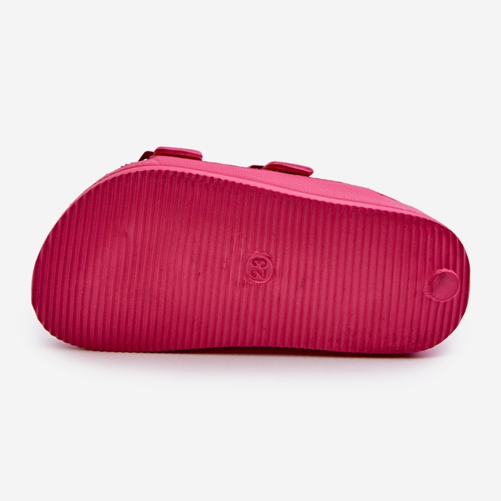Lätta barnsandaler med spännen Big Star NN374540 Fuchsia rosa 1