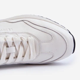 Lädersneakers för män Big Star NN174288 Vit 1