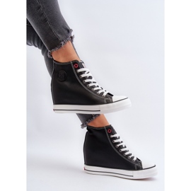 Wedge Sneakers för kvinnor Cross Jeans NN2R4005 Svart 1