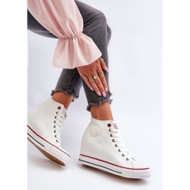 Wedge Sneakers för kvinnor Cross Jeans NN2R4004 Vit 1