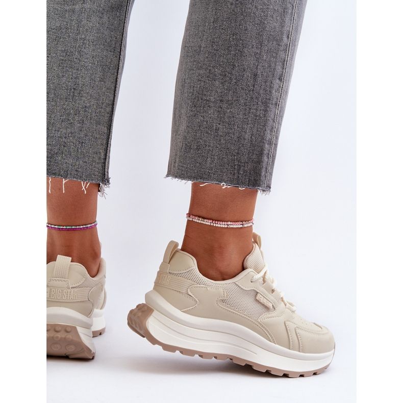 HI-POLY System Big Star Sneakers dam NN274A105 Beige 1