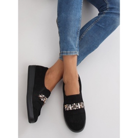 Slipons på en pärlsula t277p Svart 1