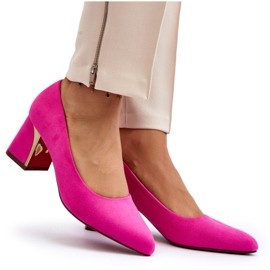Seastar Fuchsia Stelloria pumps med hög klack rosa 4