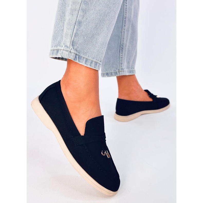 Loafers dam Eunice Black svart 2