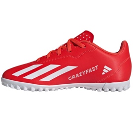 Adidas X Crazyfast Club Tf IF0708 fotbollsskor röd 1