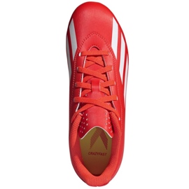 Adidas X Crazyfast Club FxG IF0720 fotbollsskor röd 2