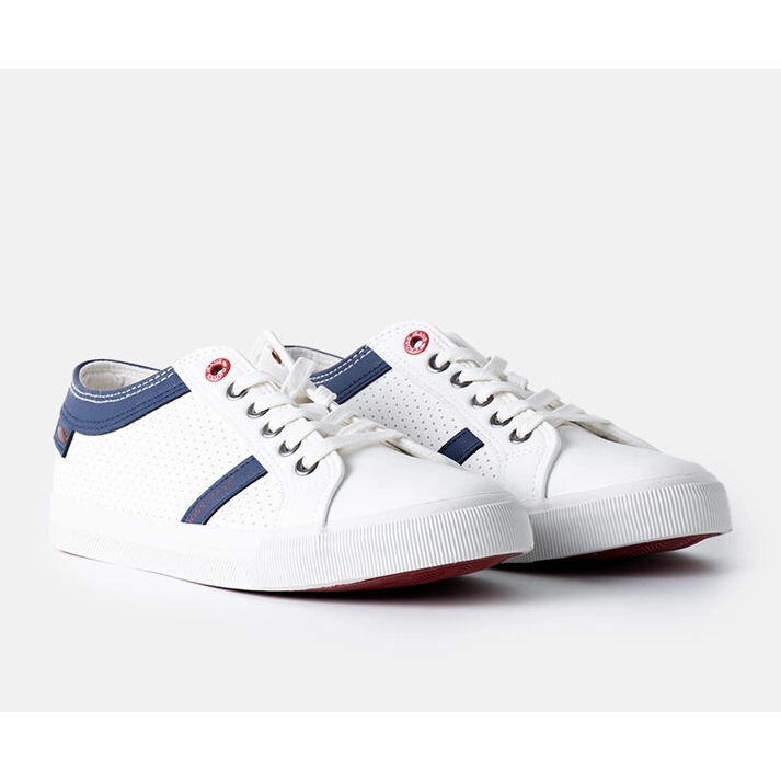 Vita Cross Jeans sneakers för män 1