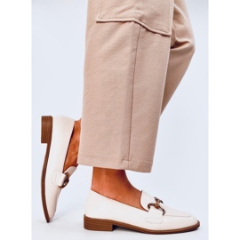 Jonna Beige loafers dam 2