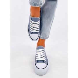 Klassiska damsneakers Fargis L.BLUE blå 1