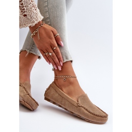 Mockasin för damer Mörkbeige Ranica 1
