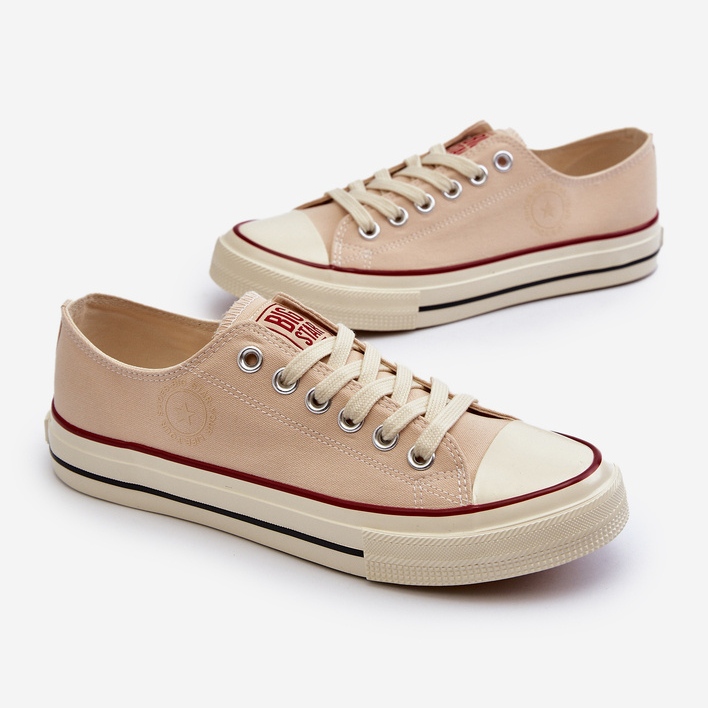 Låga sneakers för män Big Star NN174100 Beige 1