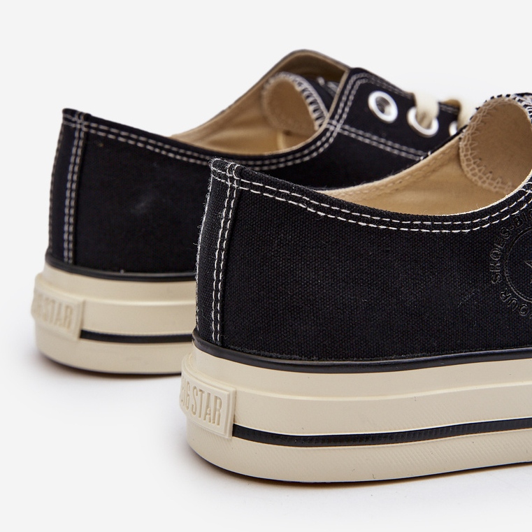 Låga sneakers för män Big Star NN174099 Svart 2