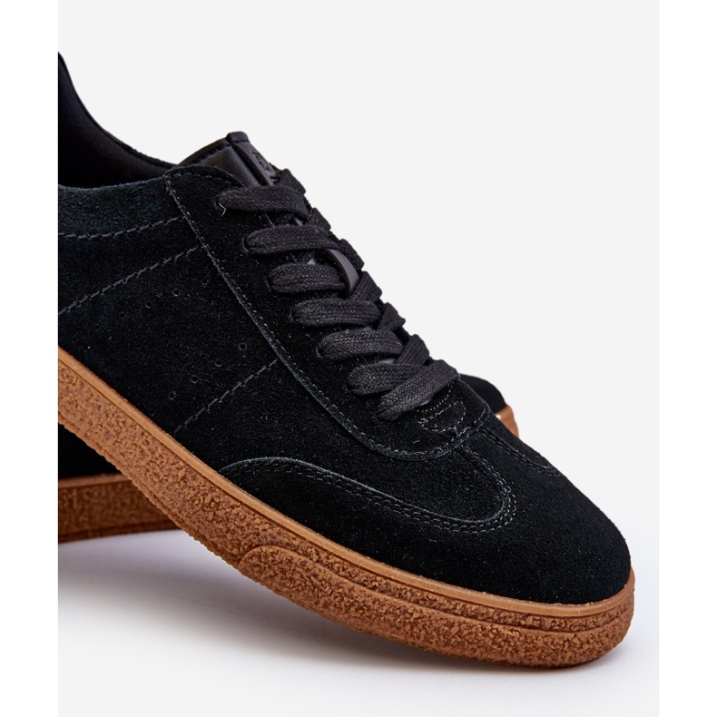 Sneakers i mocka för män Big Star NN174187 Svart 2