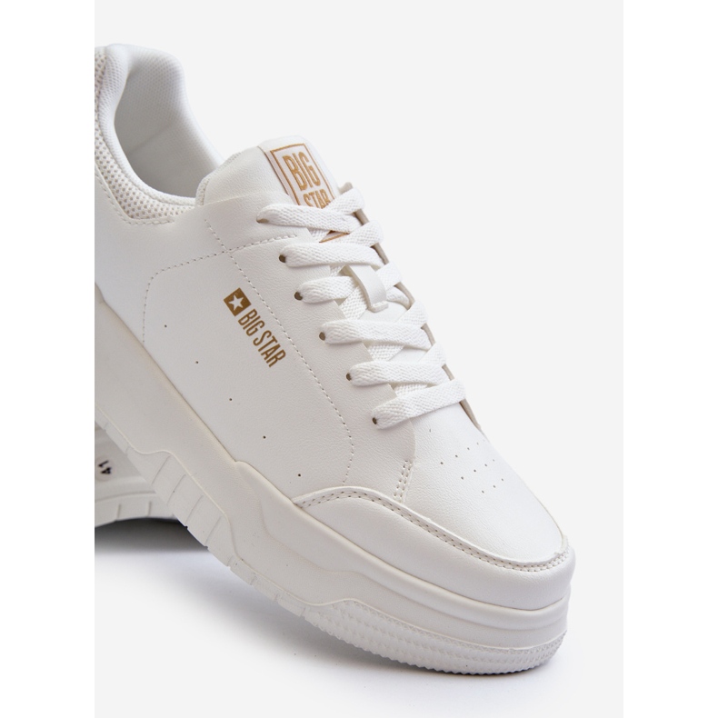 Memory Foam System för män Big Star Sneakers NN174149 Vit 2