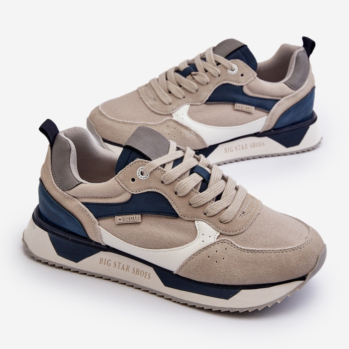 Herrsneakers Memory Foam System Big Star NN174348 Grå 1