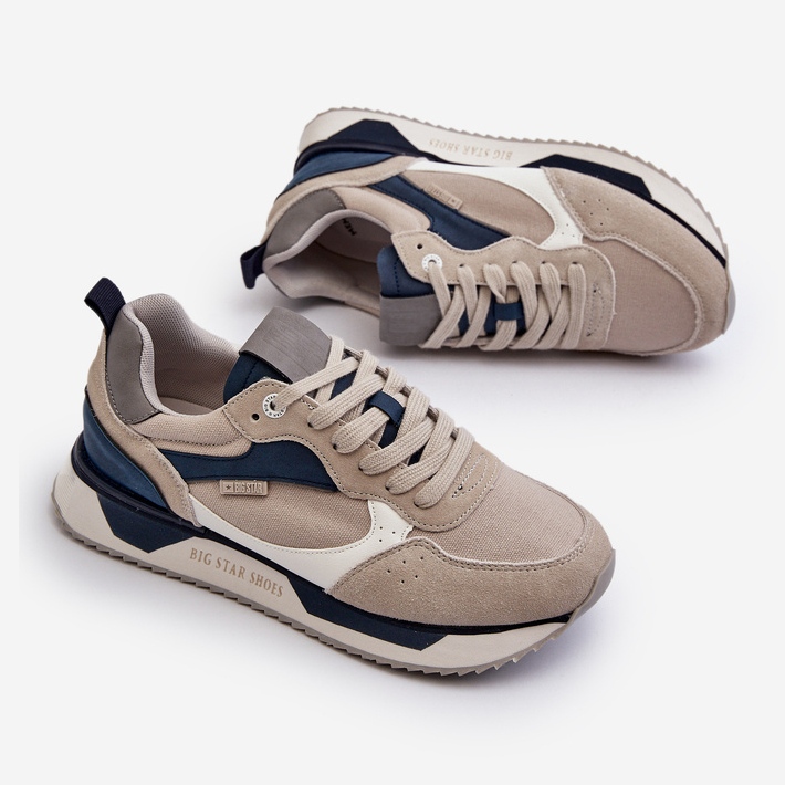 Herrsneakers Memory Foam System Big Star NN174348 Grå 2