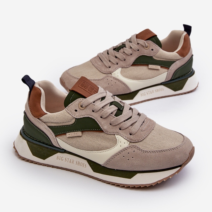Herrsneakers Memory Foam System Big Star NN174349 Beige 1