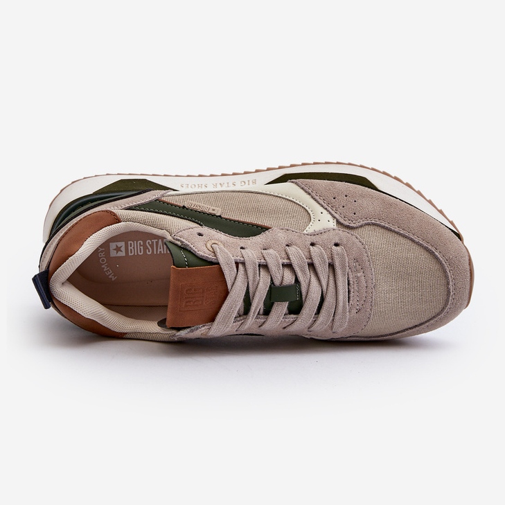Herrsneakers Memory Foam System Big Star NN174349 Beige 2