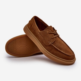 Mocka Herr Brogues Moccasins Big Star NN174198 Camel brun 1