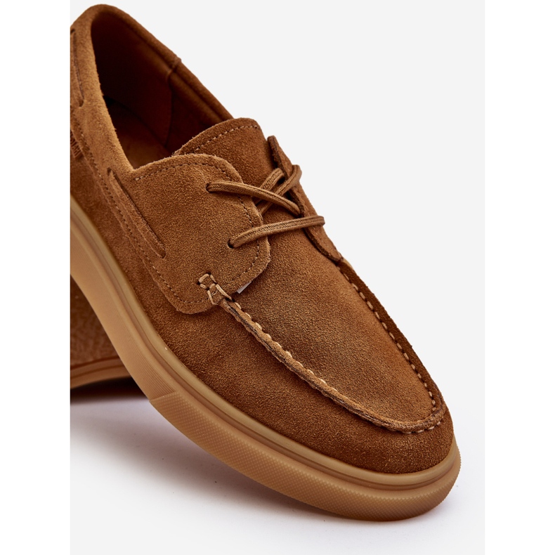 Mocka Herr Brogues Moccasins Big Star NN174198 Camel brun 2