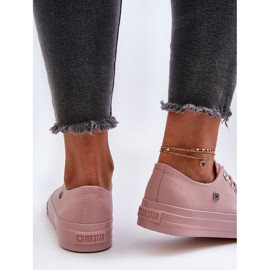 Klassiska damsneakers Big Star NN274291 Rosa 11