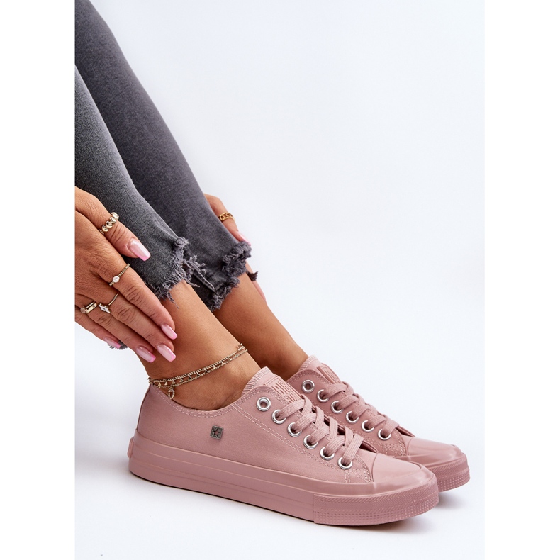 Klassiska damsneakers Big Star NN274291 Rosa 2