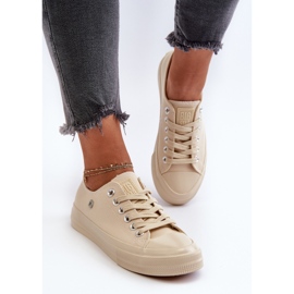 Klassiska damsneakers Big Star NN274286 Beige 6