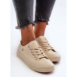 Klassiska damsneakers Big Star NN274286 Beige 7