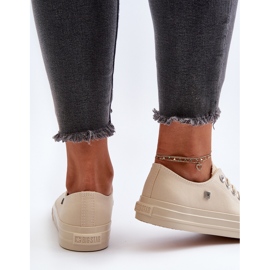 Klassiska damsneakers Big Star NN274286 Beige 9