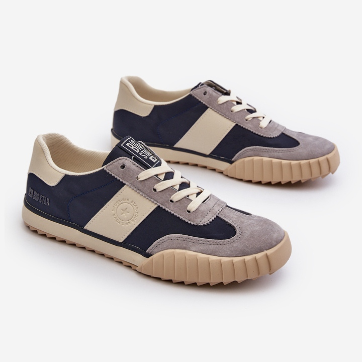 Sneakers för män Big Star NN174516 Marinblå 2